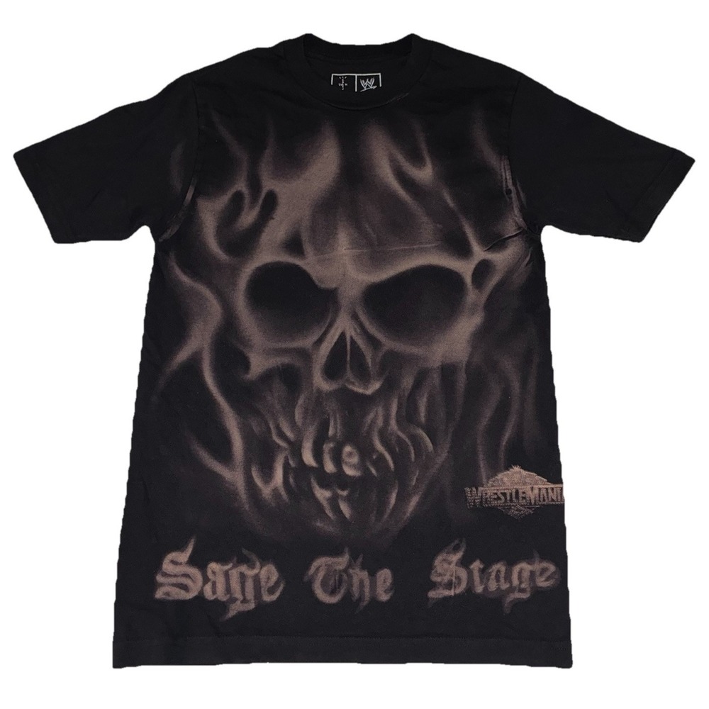 Cactus Jack x WWE T Shirt S Sage The‎ Stage Wrestlemania 41 Las Vegas NEW *flaw